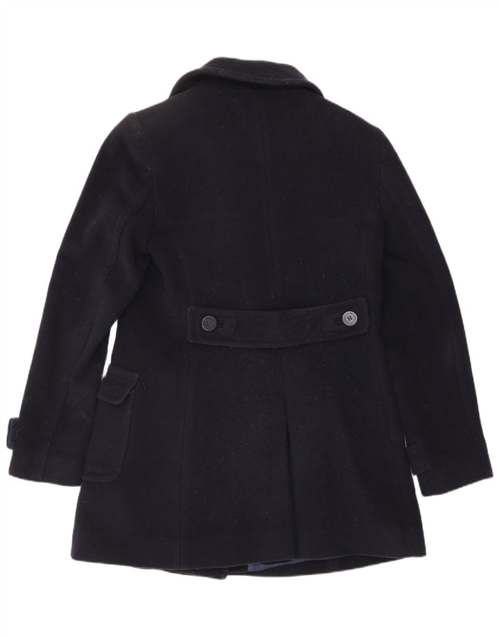 HOBBS Damen Pea Coat UK 10 Small Marineblaue Wolle