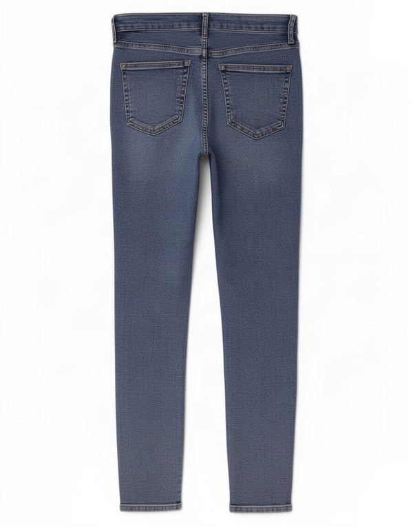 Topshop Damen Jamie Skinny Jeans W28 L27 Blaue Baumwolle