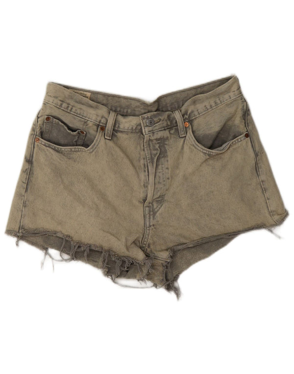 Levi's Damen 501 Jeansshorts W30 Mittelgrau