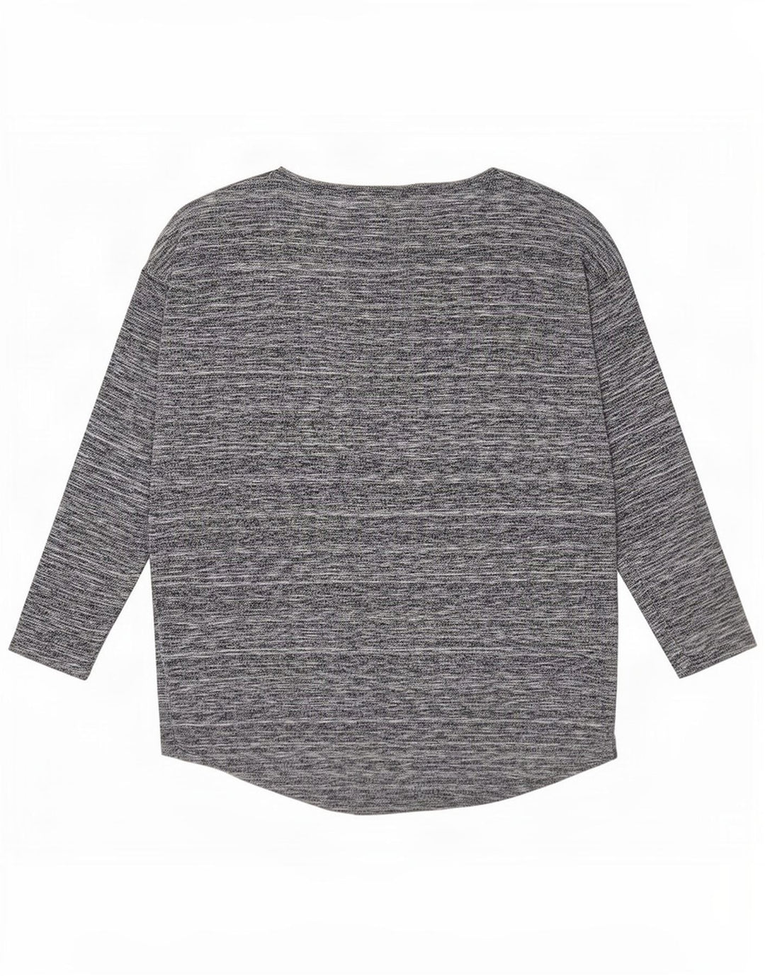 Phase Eight Damen Top Langarm UK 12 Mittelgrau gefleckte Viskose