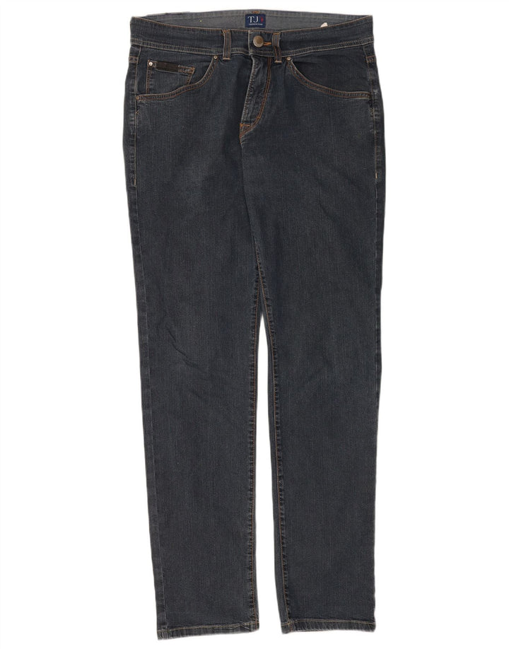 Trussardi Herren Slim Jeans W32 L32 Blaue Baumwolle