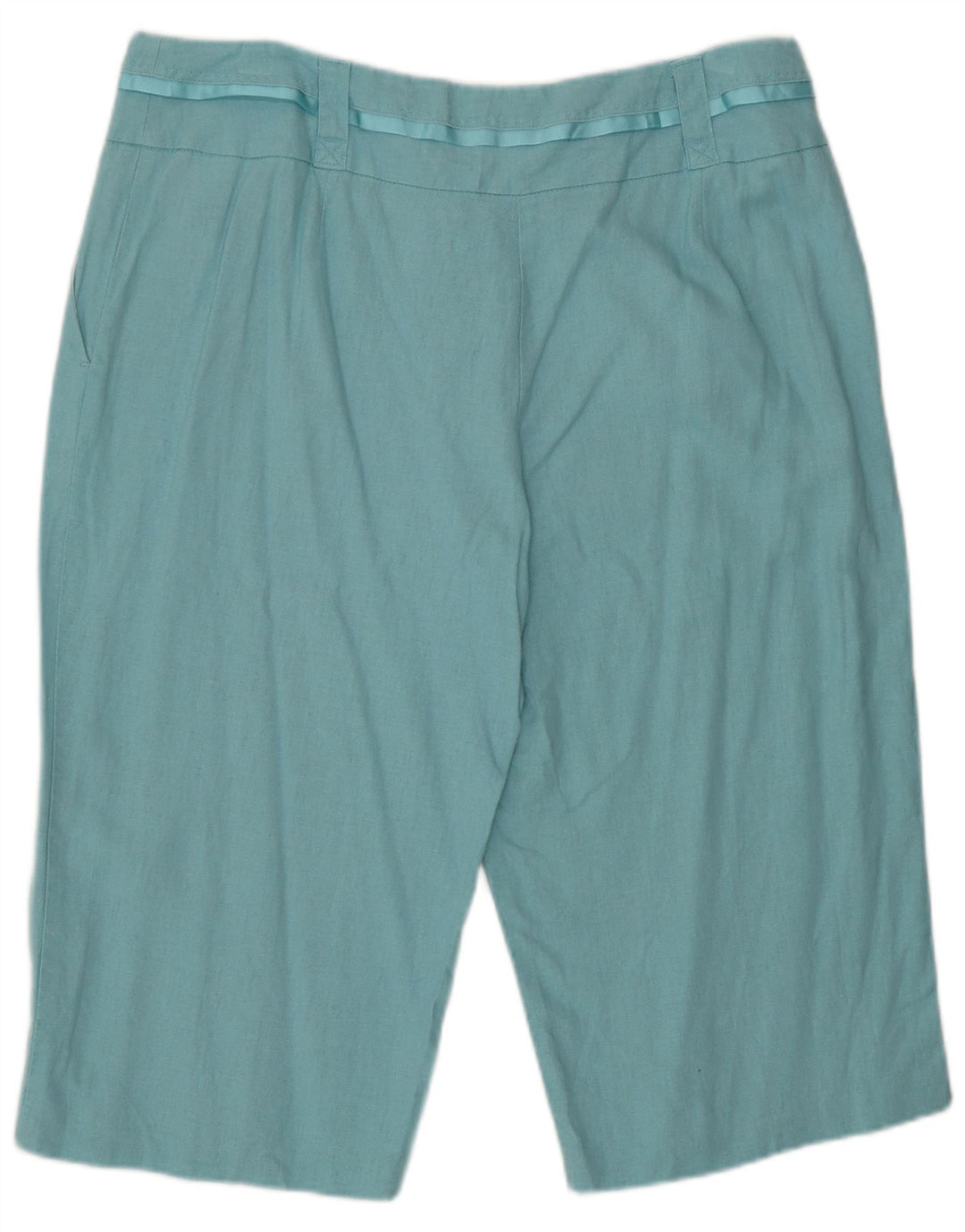 Marks & Spencer Damen Bermuda Chino Shorts UK 16 Large W34 Türkis