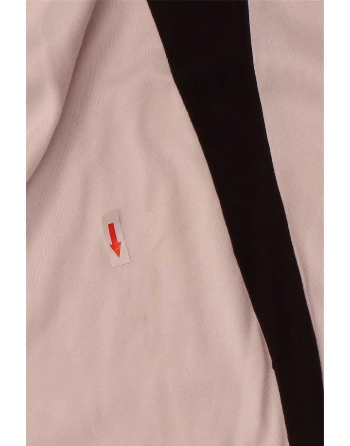 Puma Herren Top Langarm XL Weiß Farbblock