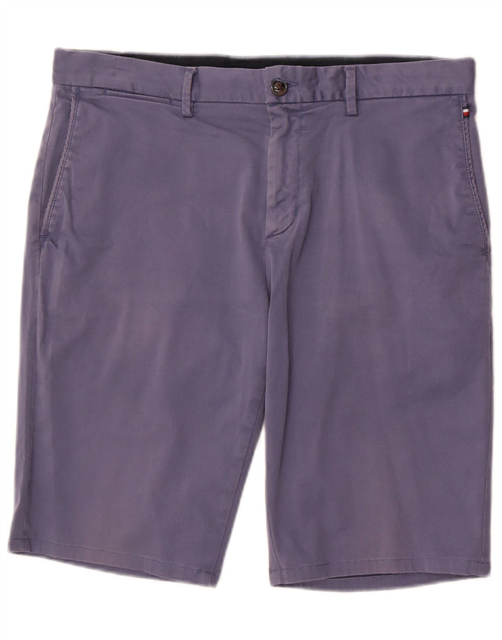 Tommy Hilfiger Herren Chinoshorts W34 Große blaue Baumwolle