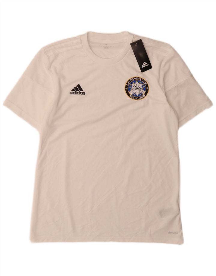Adidas Herren Climalite T-Shirt Top Mittelweißes Polyester