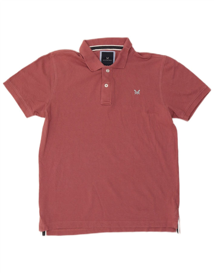 Crew Clothing Herren-Poloshirt, mittlere kastanienbraune Baumwolle