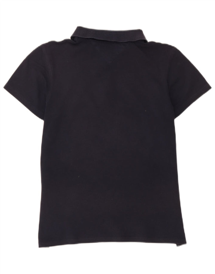 Tommy Hilfiger Damen Poloshirt EU 40 Mittel Marineblau