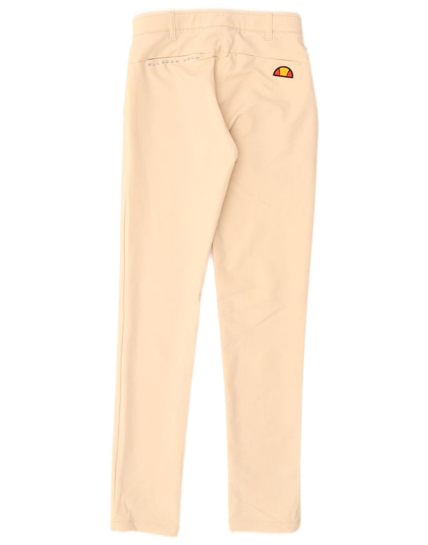 Ellesse Damen Golf Skinny Chino Hose UK 6 XS W24 L30 Beige Polyester
