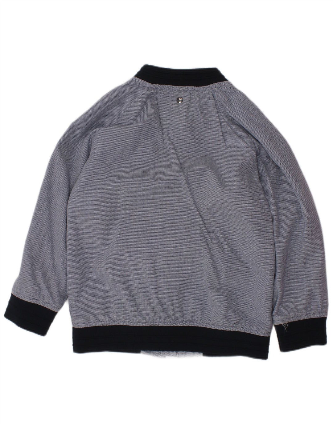 TED BAKER Bomberjacke für Jungen, 4–5 Jahre, marineblaue Colourblock-Baumwolle