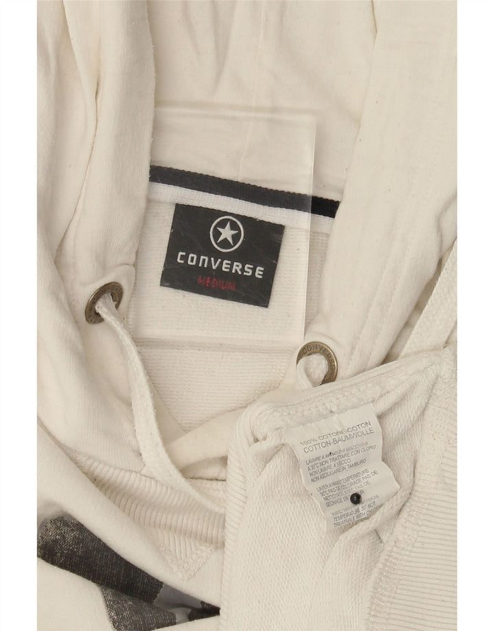 Converse Herren-Kapuzenpullover mit Grafik, mittelweiße Baumwolle