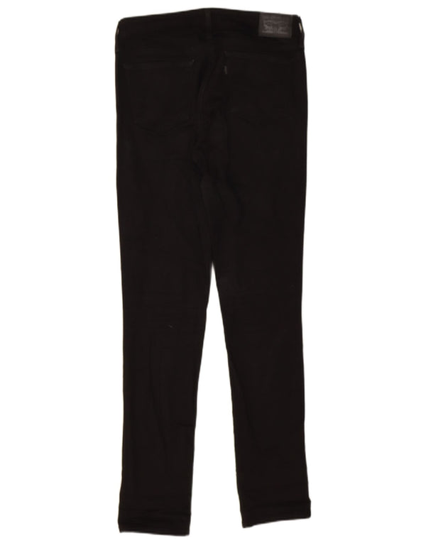 Levi's Damen 711 Skinny Jeans W28 L30 Schwarze Baumwolle