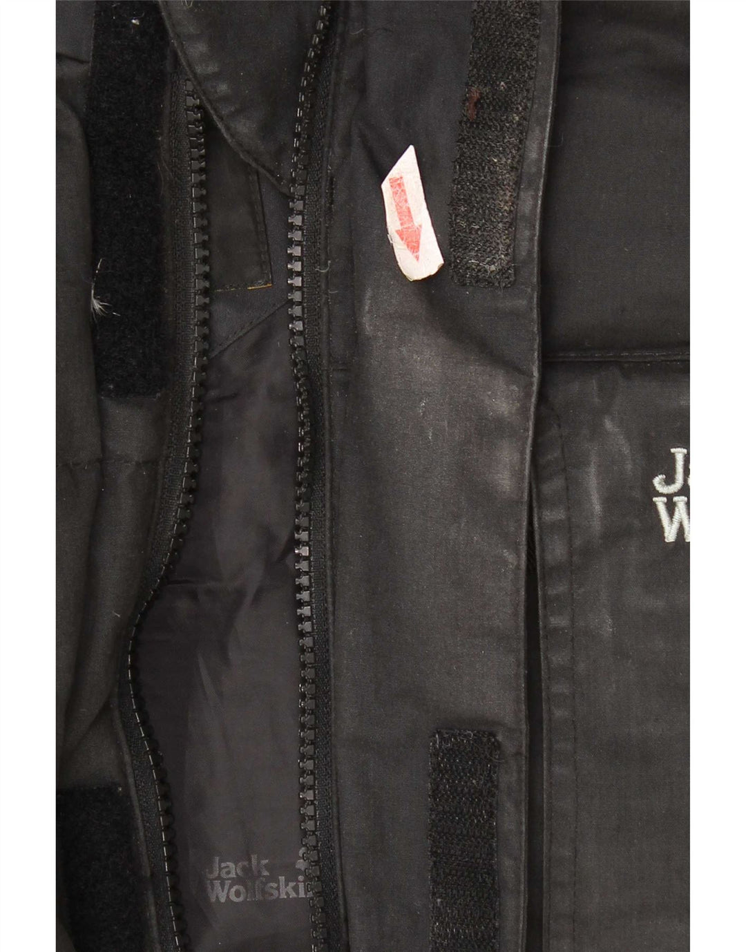 Jack Wolfskin Herren-Jacke mit Kapuze, gepolstert, UK 36/38, mittelschwarz, Polyester
