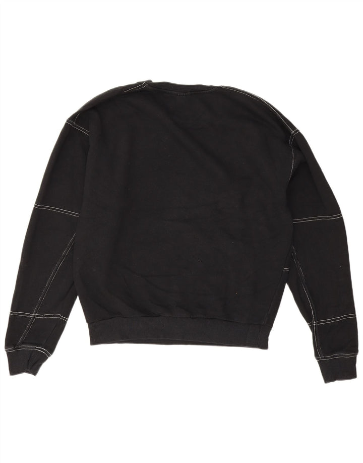 Topshop Damen-Sweatshirt in Übergröße, Größe S, Größe S, Schwarz, Baumwolle