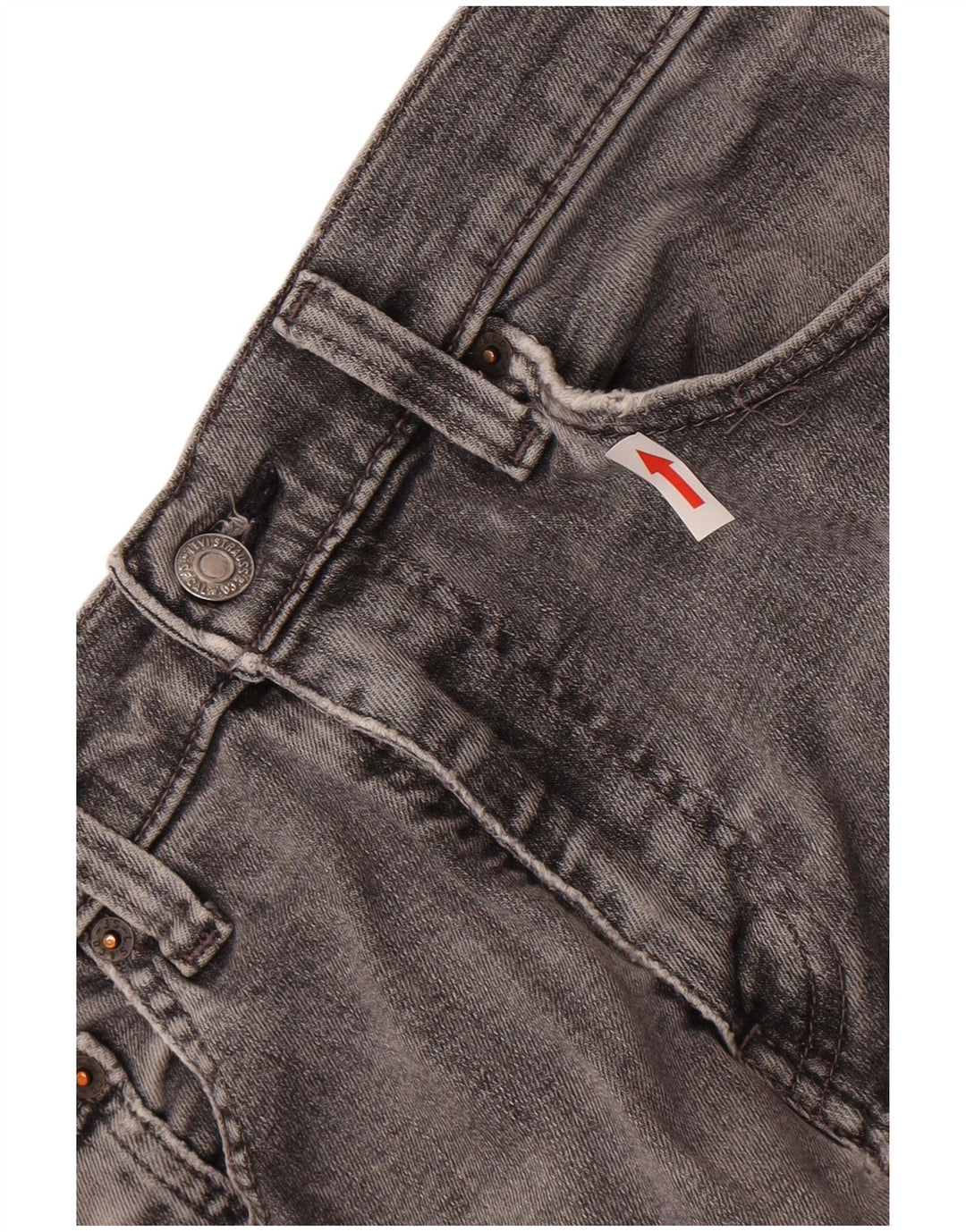 Levi's Herren Slim Jeans W32 L32 Graue Baumwolle