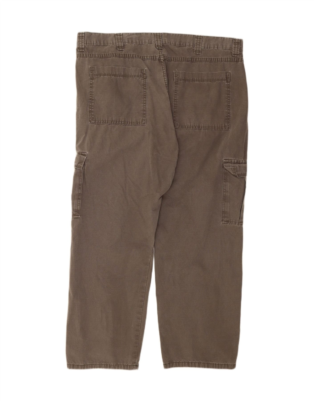 WRANGLER Mens Straight Cargo Trousers W40 L30 Grey Cotton Vintage Wrangler and Second-Hand Wrangler from Messina Hembry 