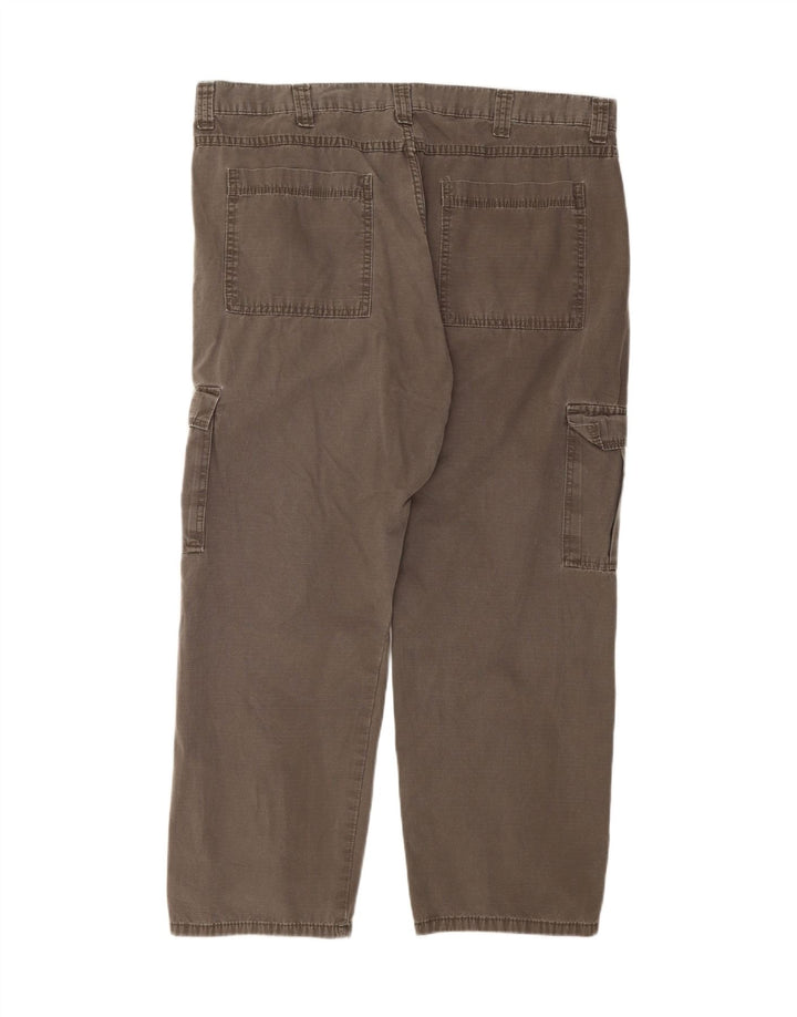 WRANGLER Mens Straight Cargo Trousers W40 L30 Grey Cotton Vintage Wrangler and Second-Hand Wrangler from Messina Hembry 