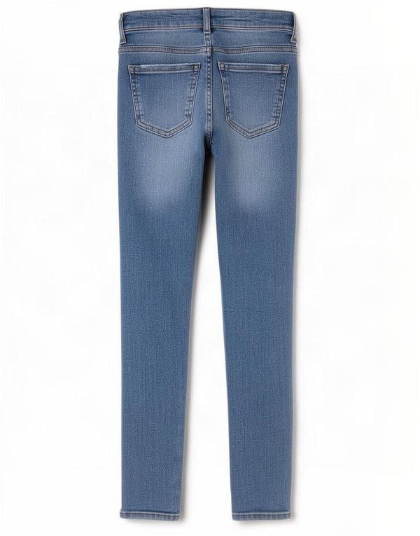 Zara Damen Distressed Skinny Jeans EU 38 Small W28 L28 Blaue Baumwolle