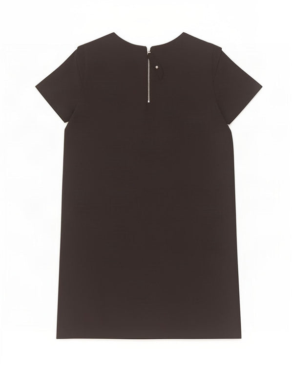 Zara Damen Etuikleid UK 10 Small Schwarz Polyester