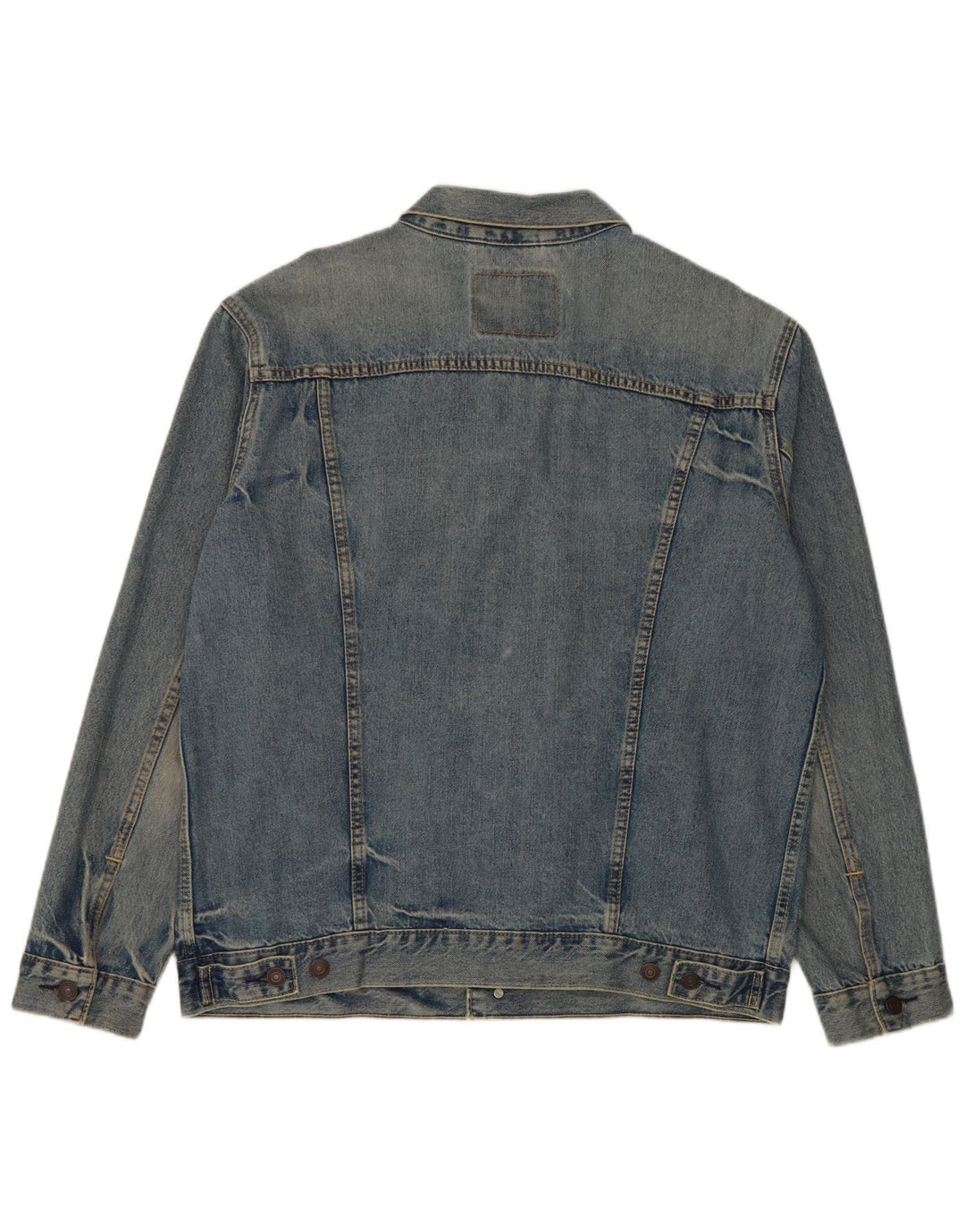 Levi's Herren Jeansjacke UK 42 XL Blaue Baumwolle