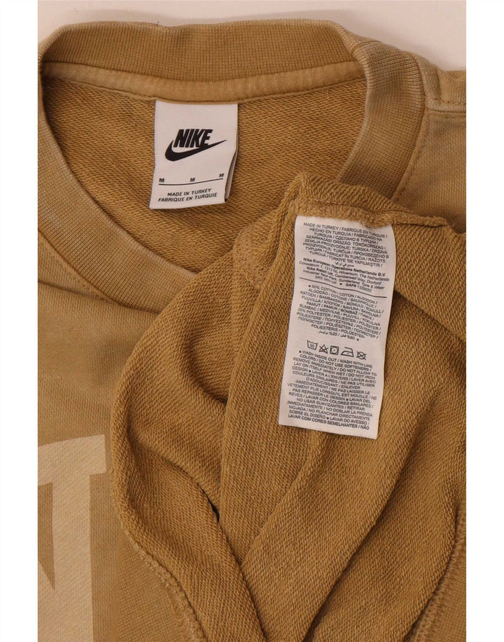 Nike Herren-Sweatshirt mit Grafik, mittelbraune Baumwolle