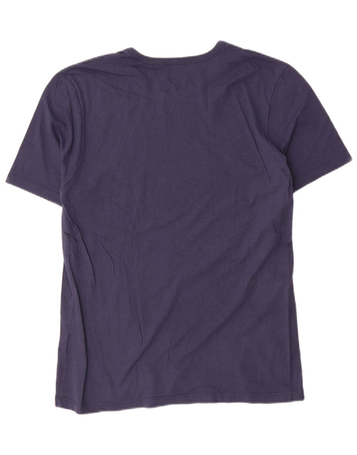 Hugo Boss Herren T-Shirt Top Medium Marineblau Baumwolle