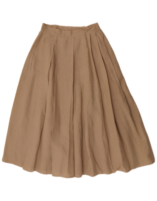 Vintage Damen Wickelrock IT 44 Medium W26 Beige