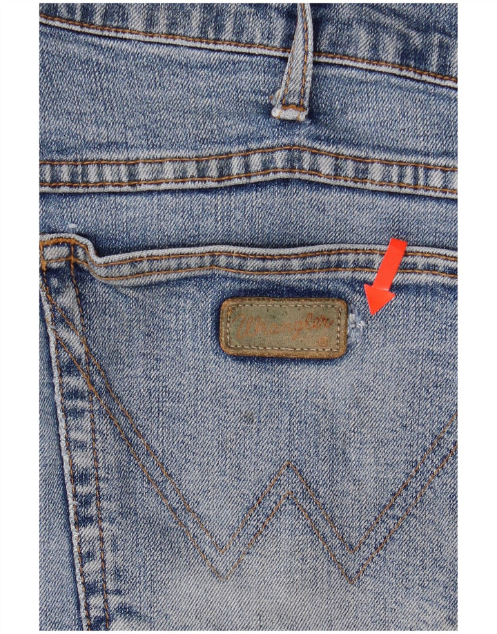 Wrangler Herren Straight Jeans W34 L33 Blau