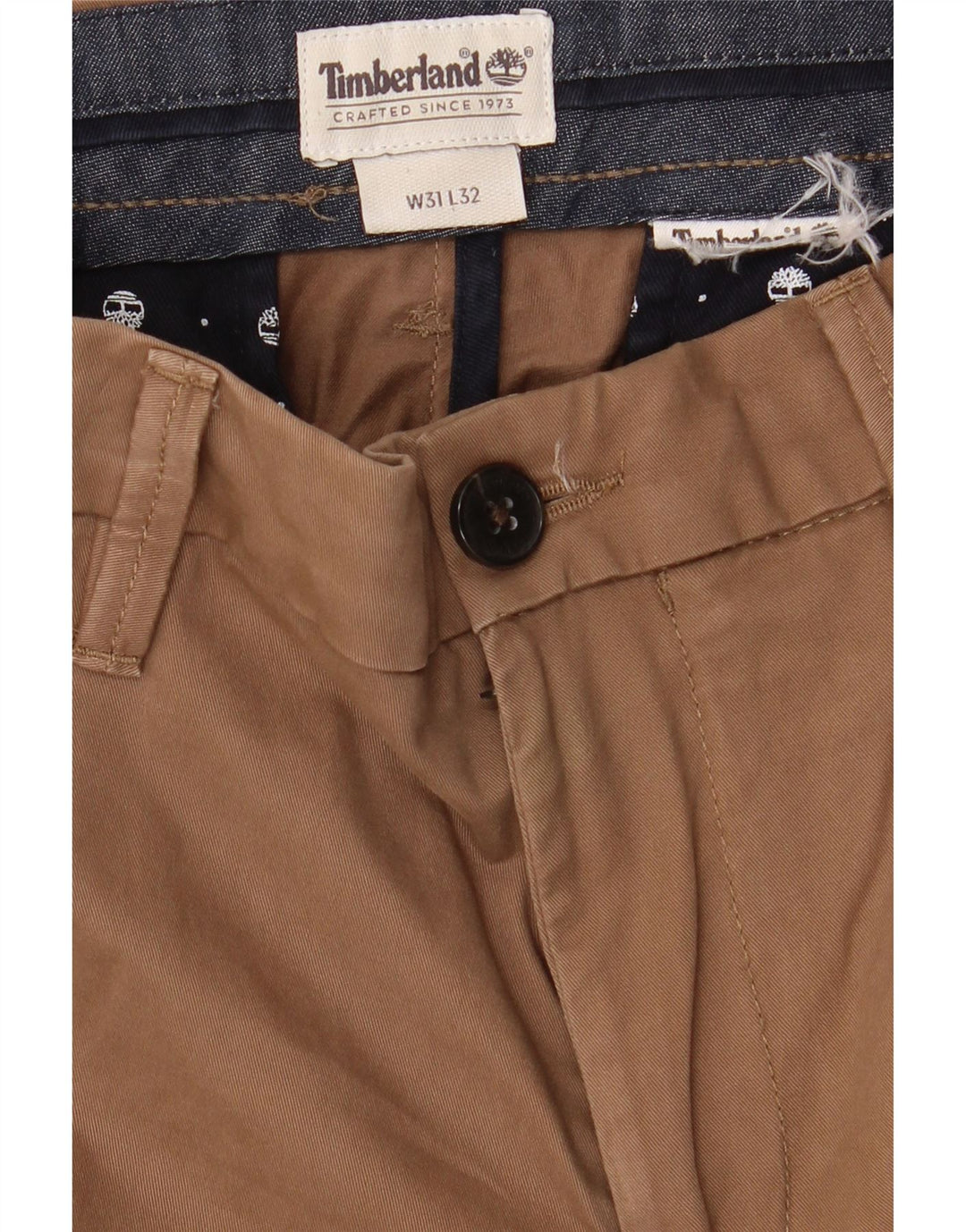 TIMBERLAND Gerade Chino-Hose für Herren, W31, L32, Braun