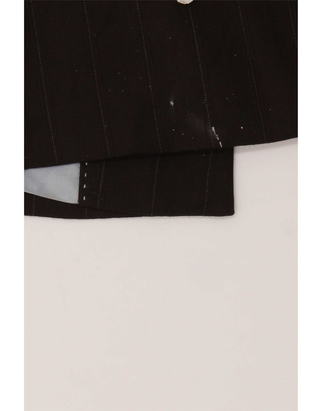 Marks & Spencer Damenmantel UK 20 2XL Braunes Nadelstreifen-Polyester