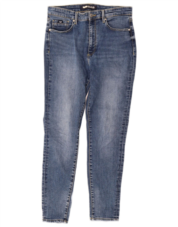 Gas Damen Skinny Jeans W30 L28 Blau