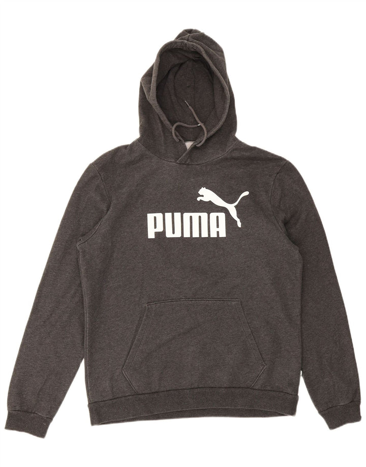 PUMA Herren Graphic Hoodie Pullover mittelgraue Baumwolle