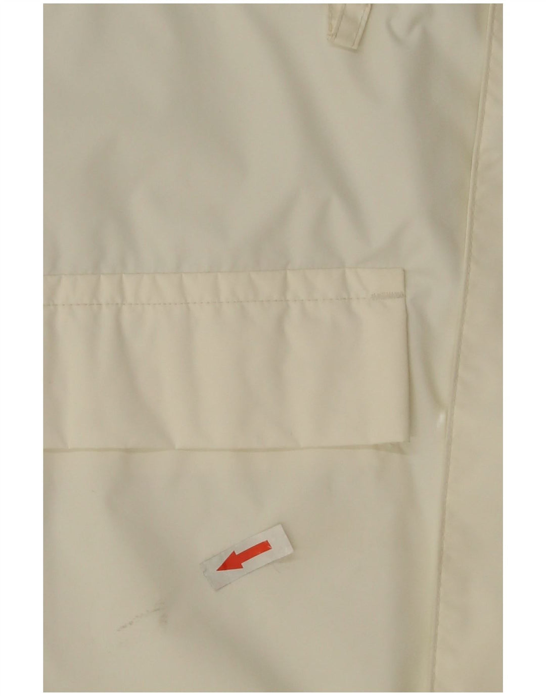 Nautica Herren-Regenjacke, UK 40, groß, weißes Colourblock-Nylon