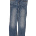 Guess Damen Straight Jeans W27 L28 Blaue Baumwolle
