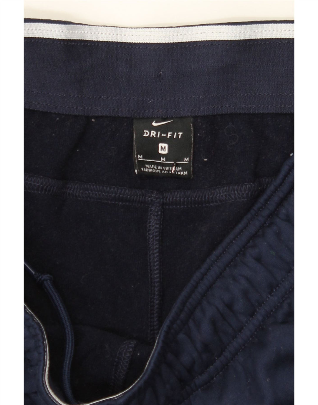 NIKE Mens Dri Fit Tracksuit Trousers Joggers Medium  Navy Blue Polyester Vintage Nike and Second-Hand Nike from Messina Hembry 