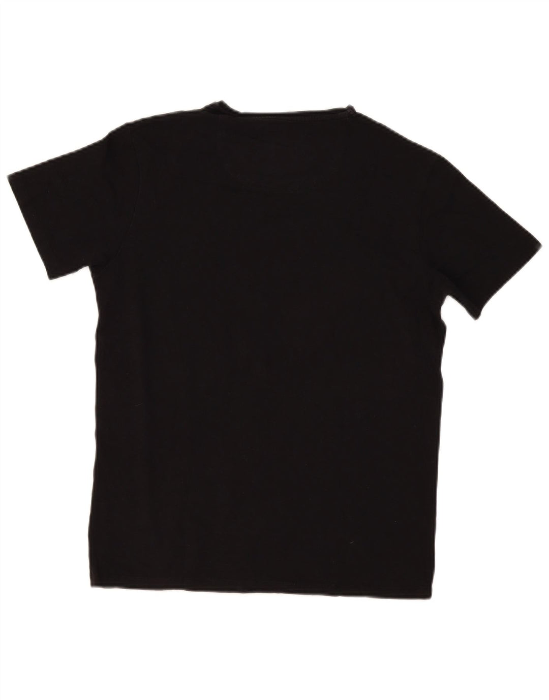 Massimo Dutti Herren Kurzarm Slim Fit T-Shirt Top Medium Schwarz