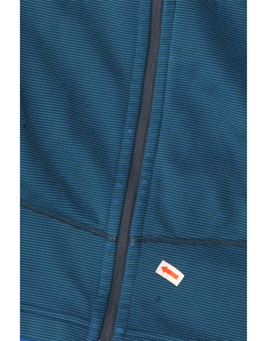 MONTANE Herren-Kapuzenpullover mit Reißverschluss, XL, blaues Nadelstreifen-Polyester