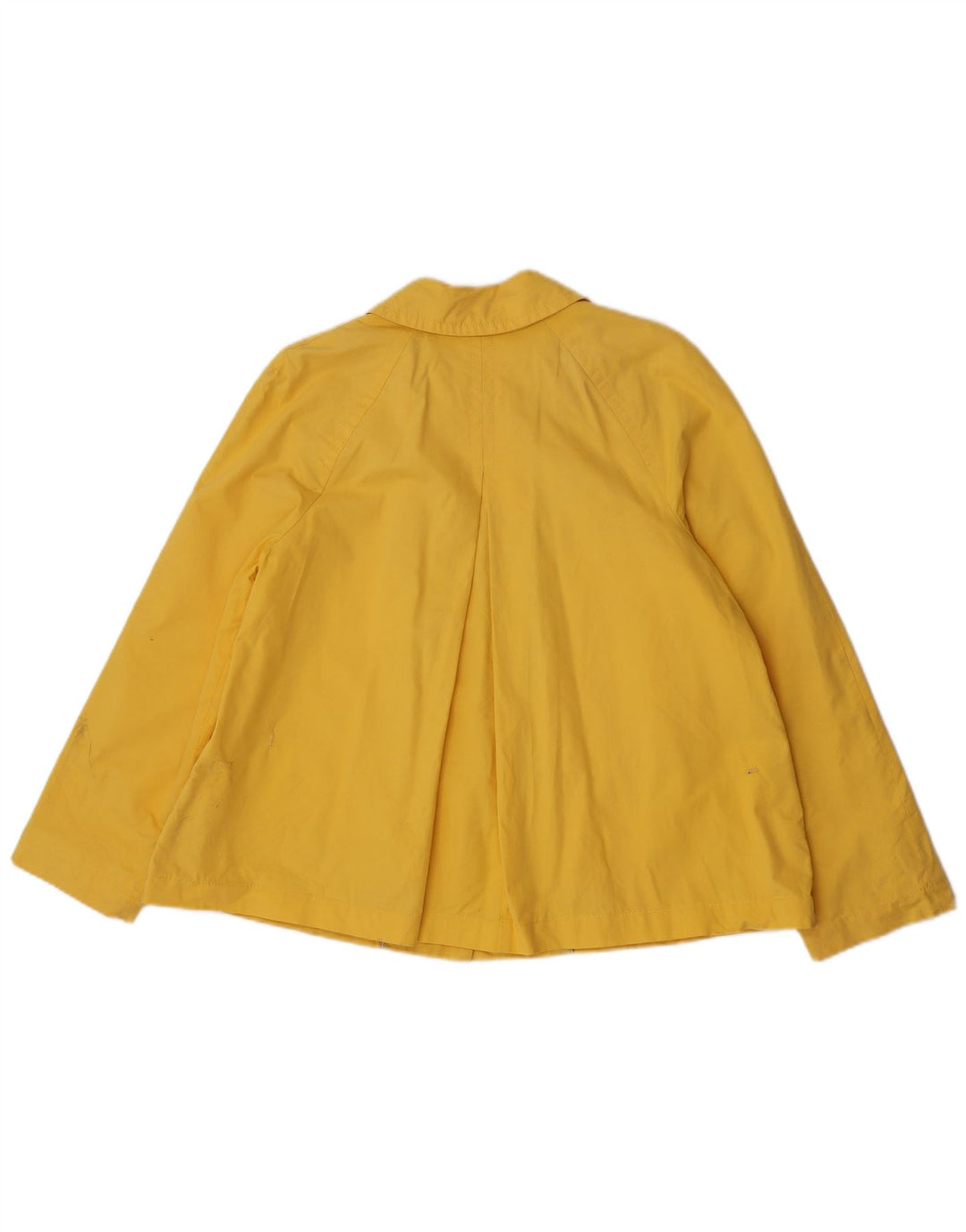 Zara Damen Bomberjacke UK 16 Große gelbe Baumwolle