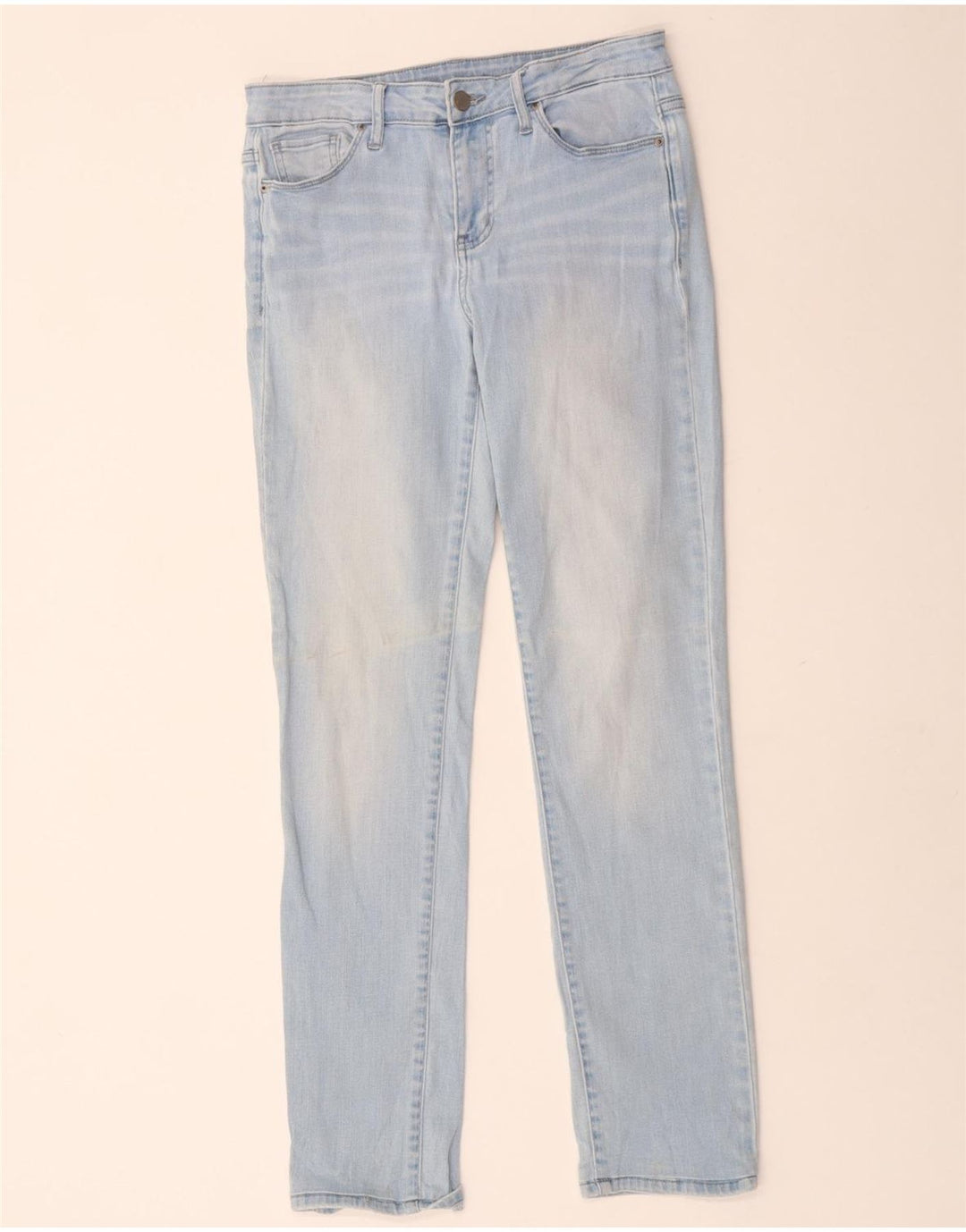 Calvin Klein Damen Slim Jeans W30 L30 Blaue Baumwolle