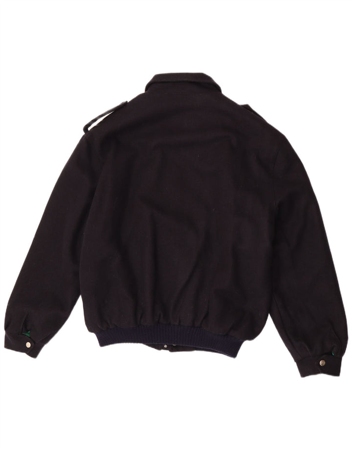 Vintage Herren Militär Bomberjacke UK 40 Large Marineblau