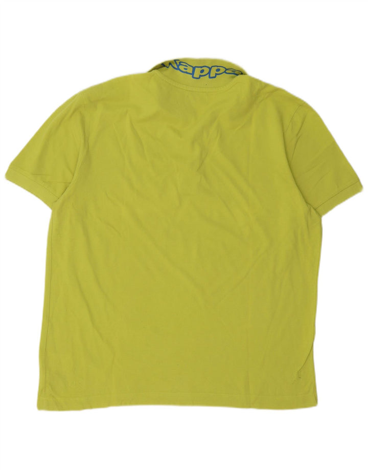 Kappa Herren Poloshirt XL Gelb Baumwolle