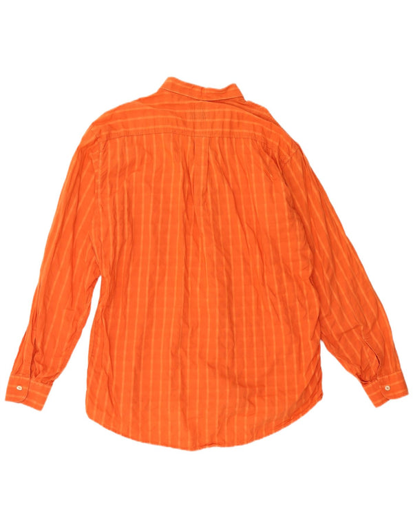 Levi's Herrenhemd XL Orange kariert Baumwolle