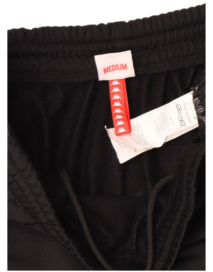 Kappa Herren-Trainingshose mit Grafik, mittelschwarz, Polyester