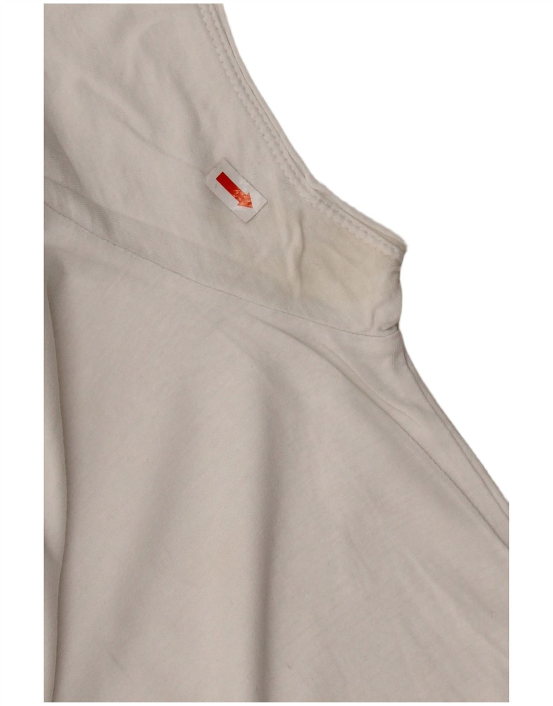 TOMMY HILFIGER Damen T-Shirt Top UK 14 Mittelweiße Baumwolle