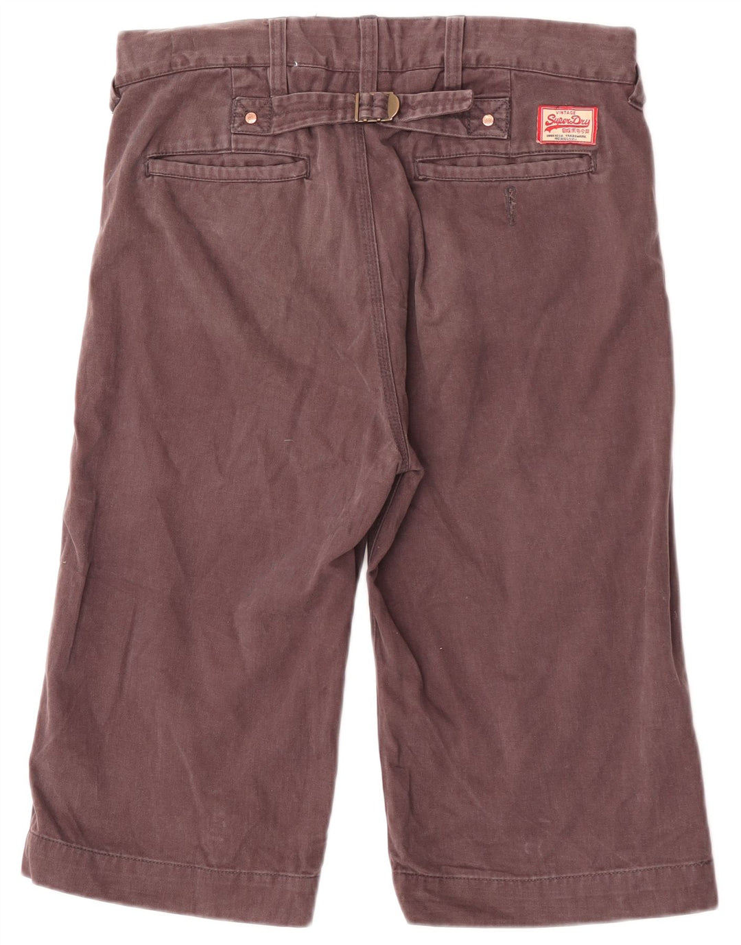 Superdry Herren Chinoshorts W30 mittelbraune Baumwolle