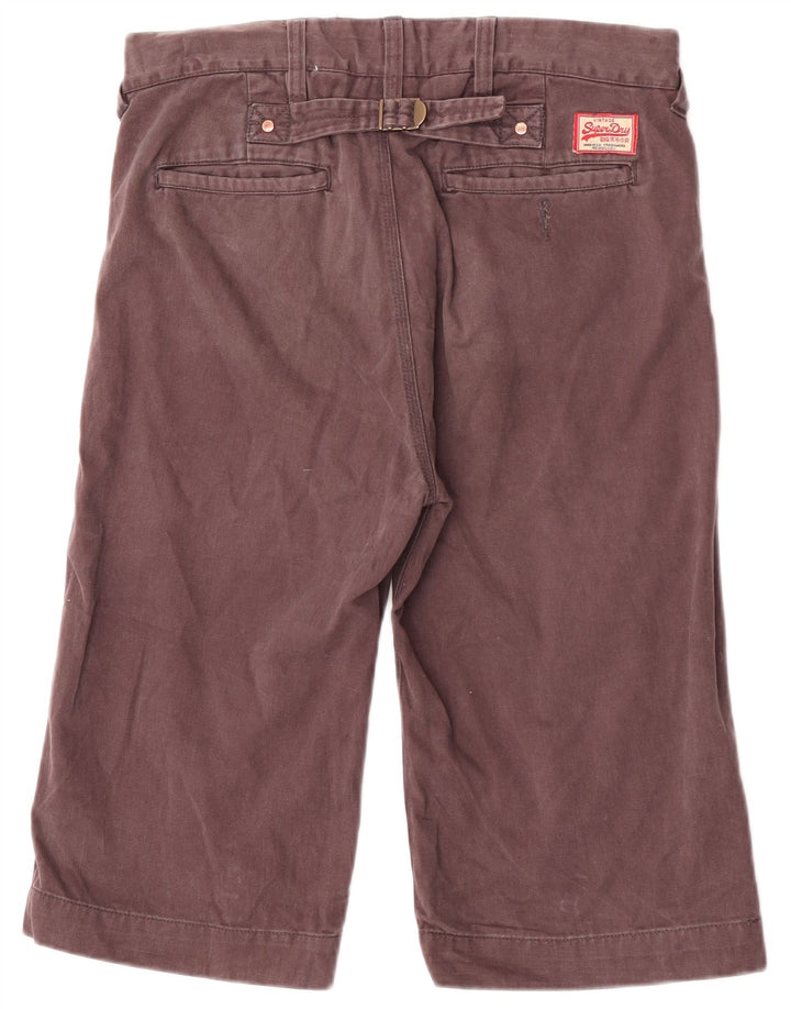 Superdry Herren Chinoshorts W30 mittelbraune Baumwolle