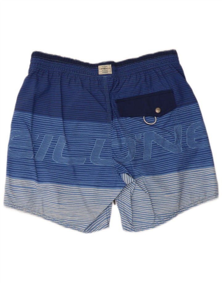 O'Neill Herren-Badeshorts mit Grafik, mittelblau gestreift
