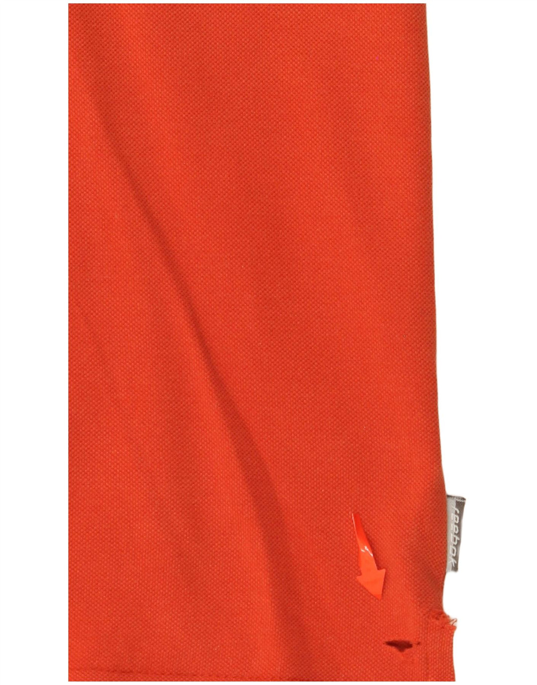 REEBOK Herren Poloshirt XL Orange Baumwolle