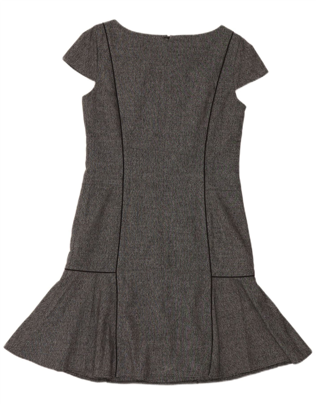 Next Damen Kleid mit tiefer Taille, UK 10, Größe S, Grau, Polyester