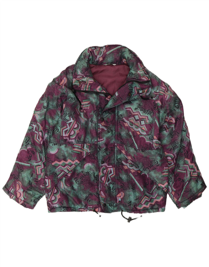 Brugi Herren-Windbreakerjacke mit abstraktem Muster, UK 42, XL, mehrfarbig