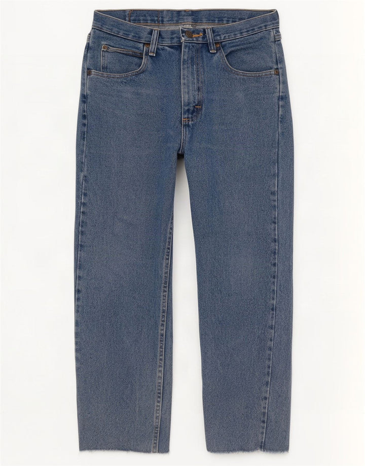 Wrangler Herren Straight Jeans W31 L27 Blaue Baumwolle